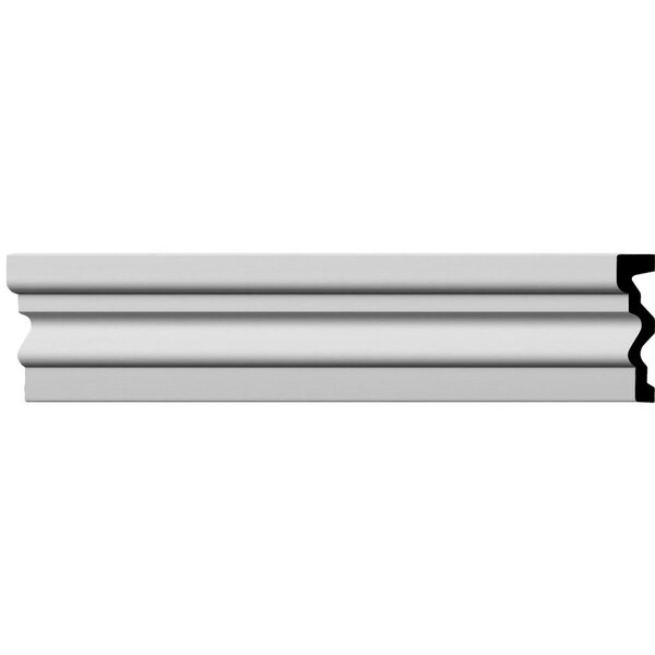 Ekena Millwork SAMPLE - 6"H x 1 5/8"P x 12"L Panel Moulding SAMPLE-PML06X02PN-2 - main